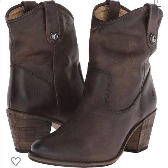 Frye Shoes - Frye Jackie Button Short Boots